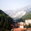 カラーラの町 Carrara ITALY 1992, 山が白くなっているのは雪ではなく大理石ビアンコカラーラを採石した跡です。